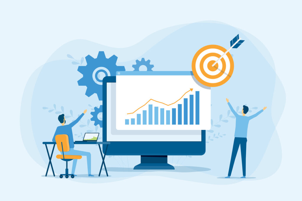ilustracja nawiązująca do działania strategii marketingowej